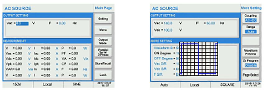 Source d'alimentation CA programmable, monophasée série SP-300